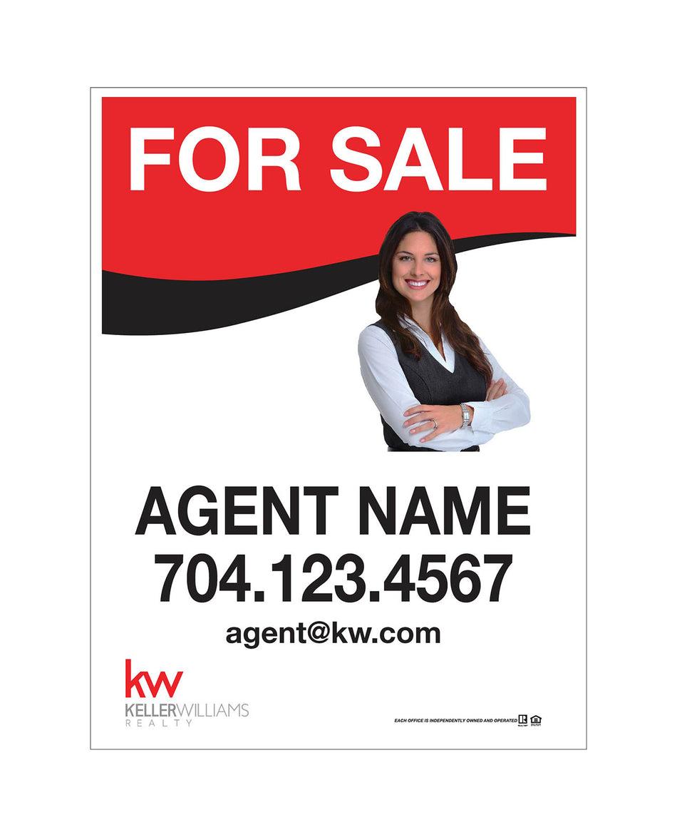 KW Sign Panel 18x24 Vertical for Metal Frame