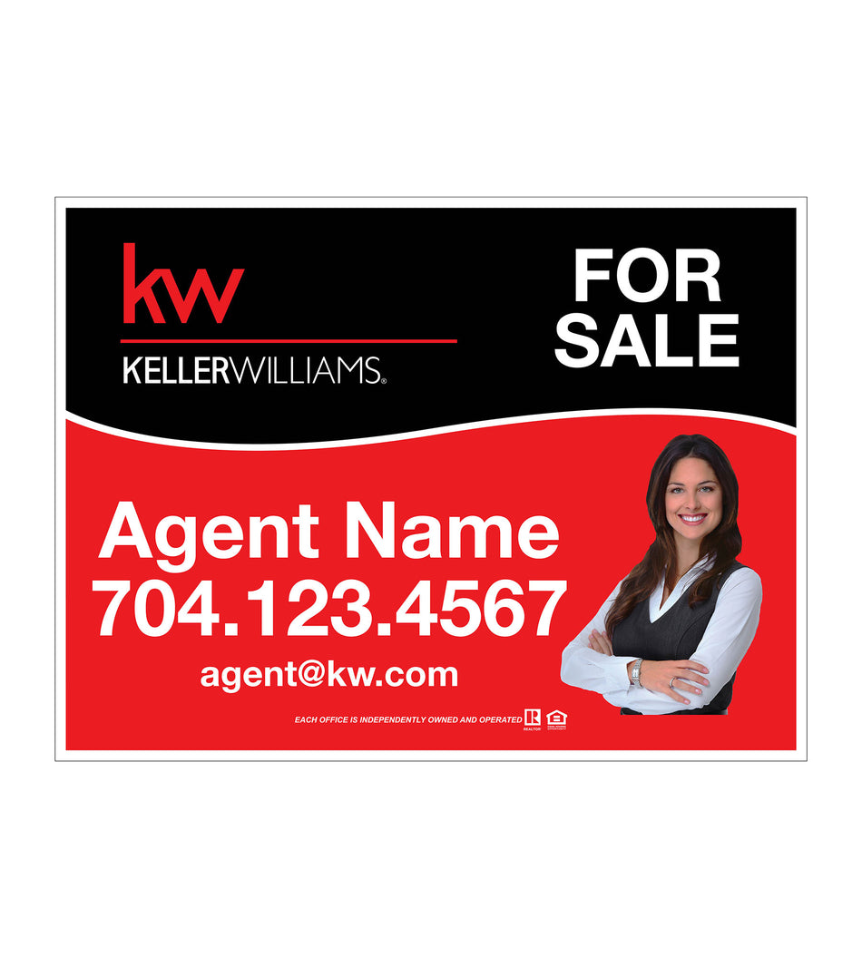 KW Sign Panel 24x18 Horizontal for Metal Frame