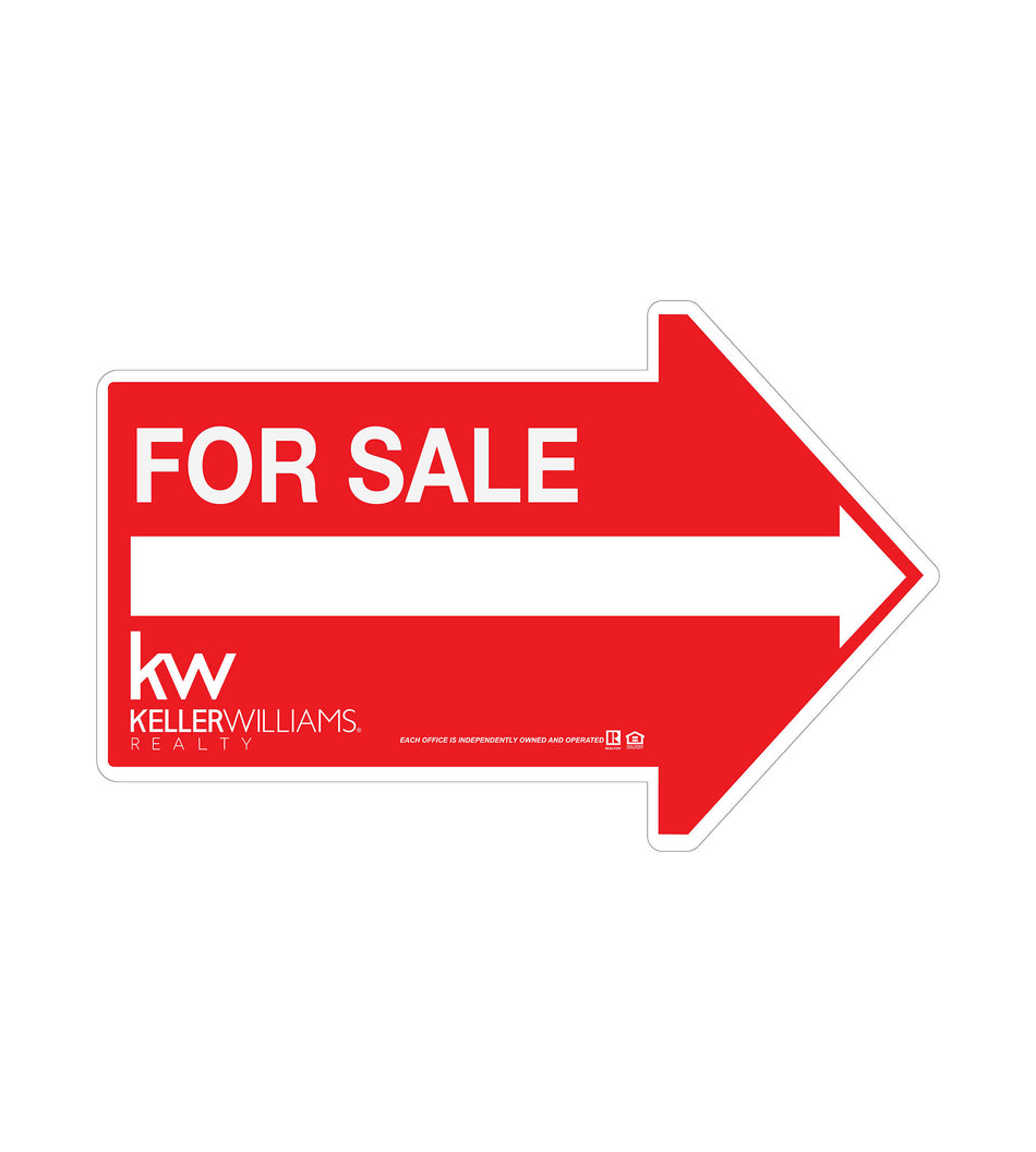 Keller Williams Cut Shape Directionals