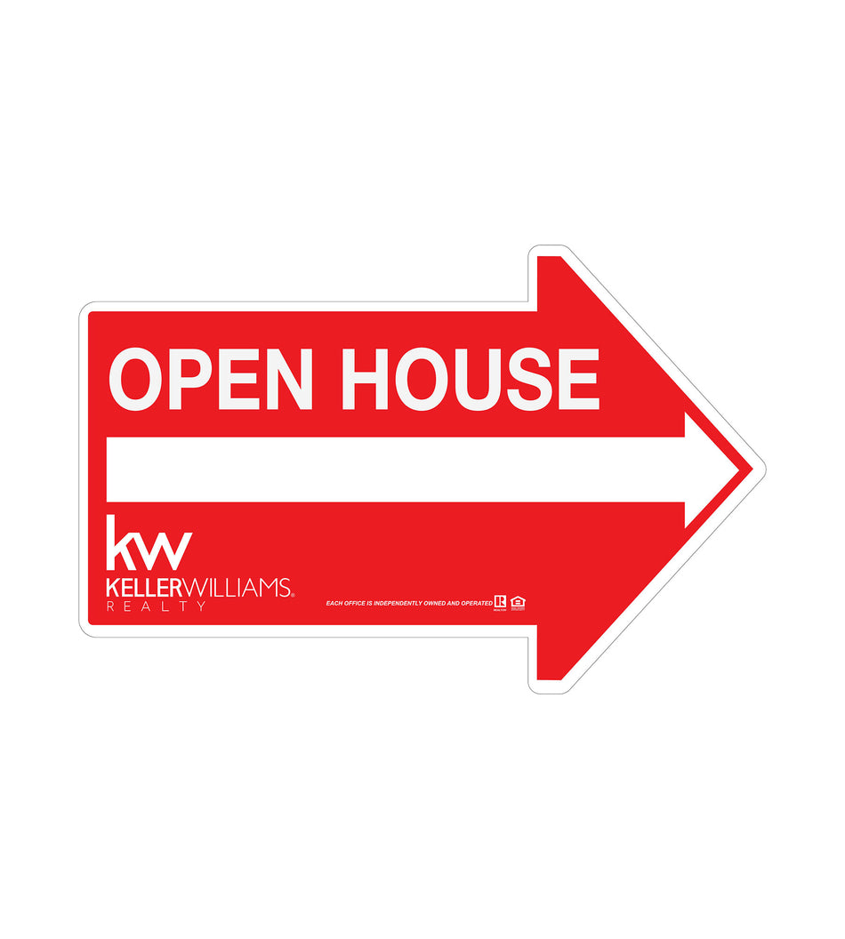 Keller Williams Cut Shape Directionals