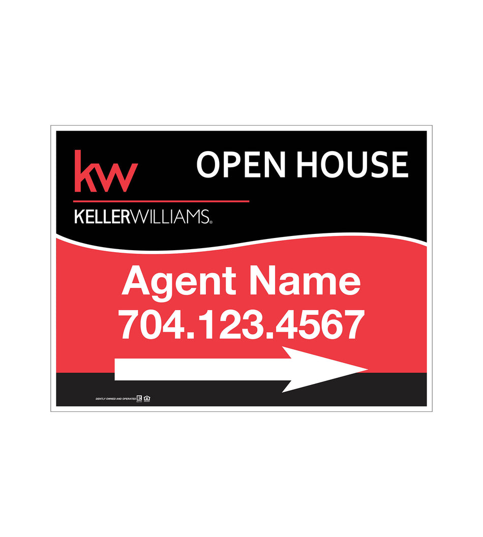 Keller Williams Open House Directionals
