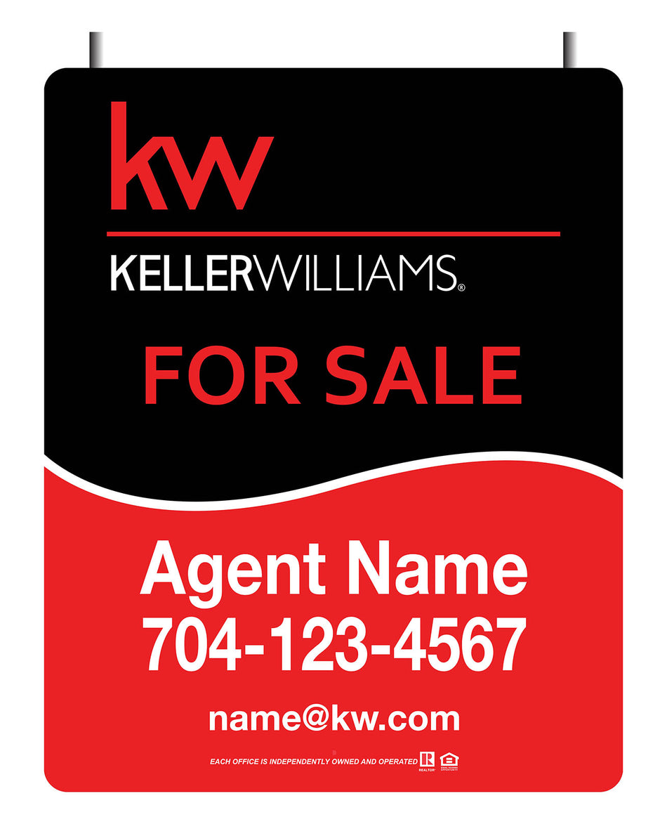 KW Hanging Panels signage