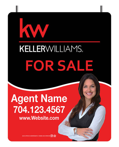 KW Hanging Panels signage